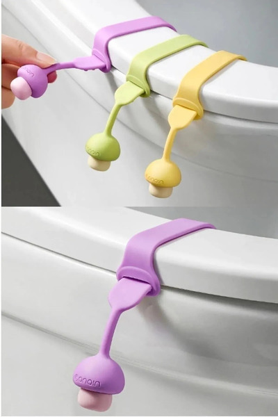 FBZhome Mantar Tasarımlı Klozet Kaldırma Aparatı Klozet Kapağı Tutucu Hijyeni...