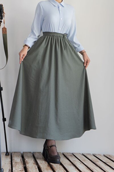 hrmonny Lined Linen Skirt