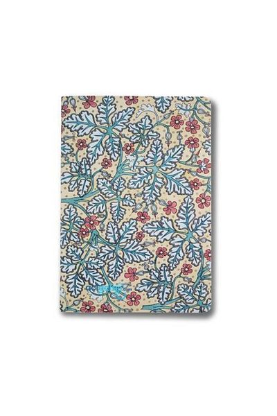 MUUS Caiet cu dungi Geranium alb 16,5x23,5