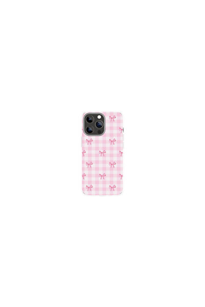 SOFTCASE Pembe Kurdeleli Iphone Tüm Modellere Uyumlu Kılıf Iphone 6,7,8,x,11,...
