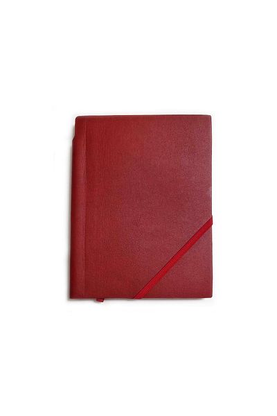 Arhi Design Undated A5 diary with elastic on the corner, burgundy, 2 PCS/SET