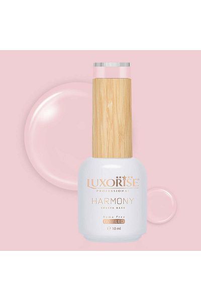 LUXORISE Bază de cauciuc Hema Free Harmony - Trandafir delicat 10ml