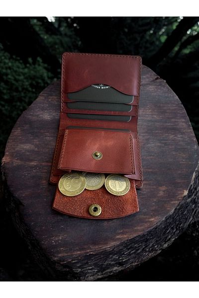 Kalkan deri Genuine Leather Wallet - Handmade - Special Design