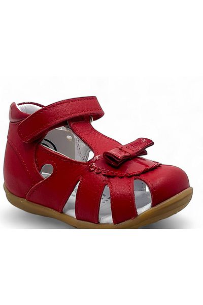 Perlina Leather Orthopedic Sole Baby Girl First Step Shoes