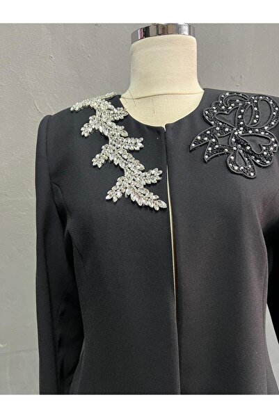 WeddingShopStone Işıltılı Zarafet: Kristal Taşlı Ütüyle Yapışan Aplik Şerit - Giyim Tekstil Hobi 50cm