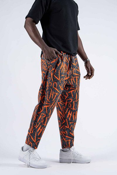 SUPERBLUE Unisex Daily Digital Printed Baguette Trousers
