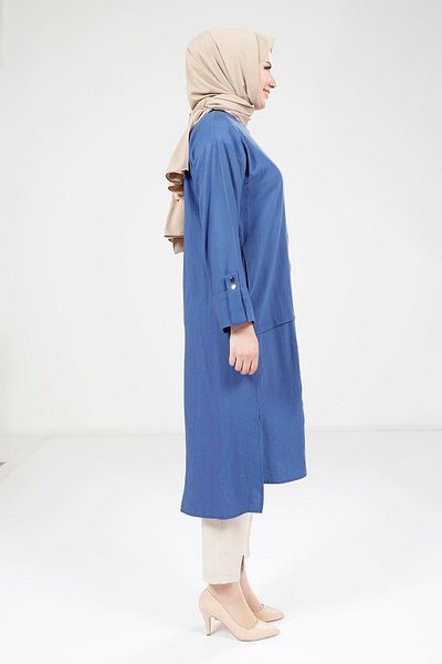 Beyza Indigo Giy Out με κουμπωτά 9239