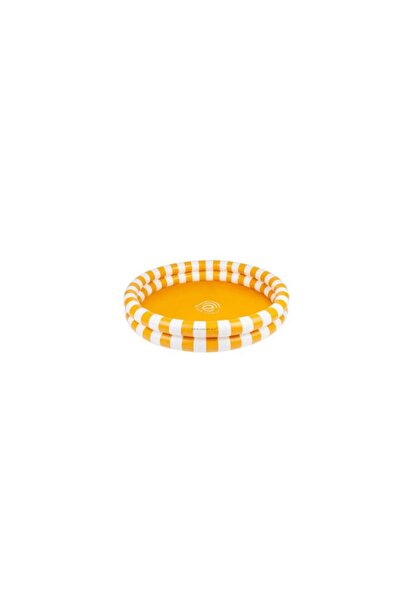 Swim Essentials Yellow Stripes Çocuk Şişme Oyun ve Yüzme Havuzu 100cm