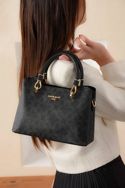 Cacharel Paris Women's 4 Compartment Long Cross Strap Shoulder & Hand Bag
