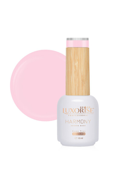 LUXORISE Bază de cauciuc Hema Free Harmony - Blush Delight 10ml