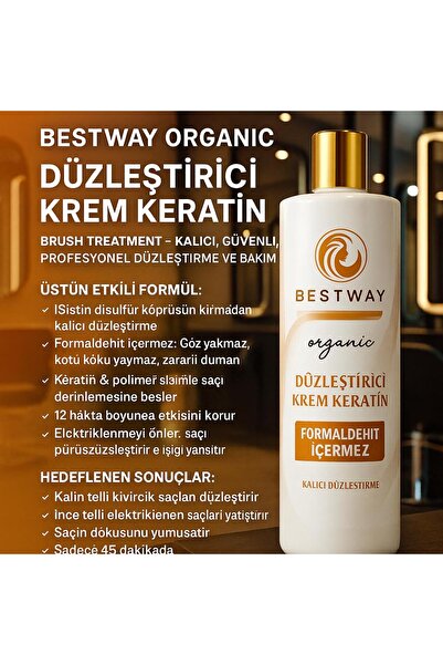 BESTWAY KUAFÖR & GÜZELLİK SALONU ORGANİC BAKIM KERATİNİ