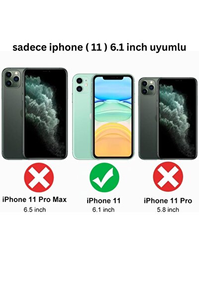 PSGT apple ( Iphone 11 ) Uyumlu Kılıf Logo Yeri Açık Metalik Kılıf Şeffaf Silikon