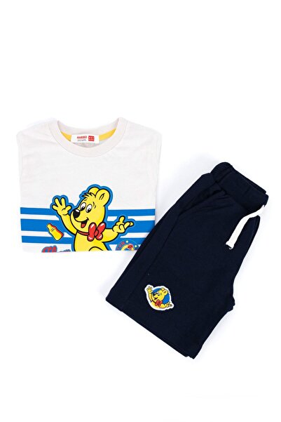 Haribo Boy's Printed Shorts Suit 2-8 Years Old Cream