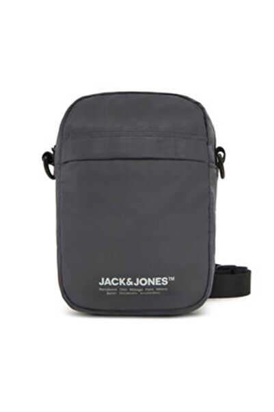 Jack & Jones Ανδρική τσάντα Jack Jones 12269919 γκρι