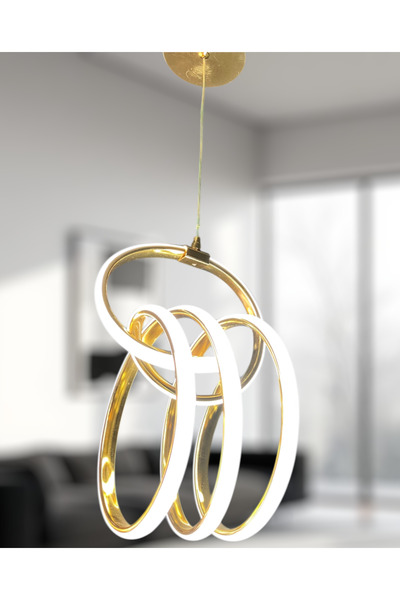 MUSA AYDINLATMA BÜYÜK İMZALI GOLD AVİZE