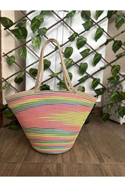 NuaCraft Straw Beach Shoulder Bag