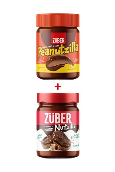Züber Peanutzilla Kakaolu Fıstık Kreması Nutzilla Fındık Kreması