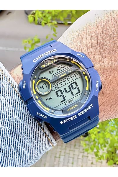 Ferrucci Jaga Men's Wristwatch with Chronometer Navy Blue Silicone Cord