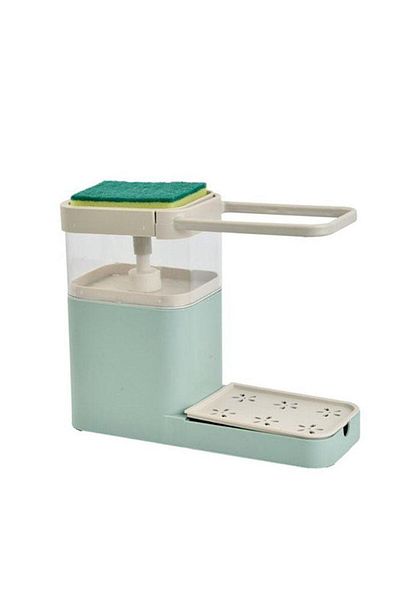 Happy family Soap Dish - Green - Plastic