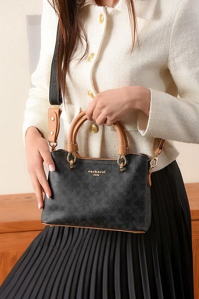 Cacharel Paris Women's 4 Compartment Long Cross Strap Shoulder & Hand Bag