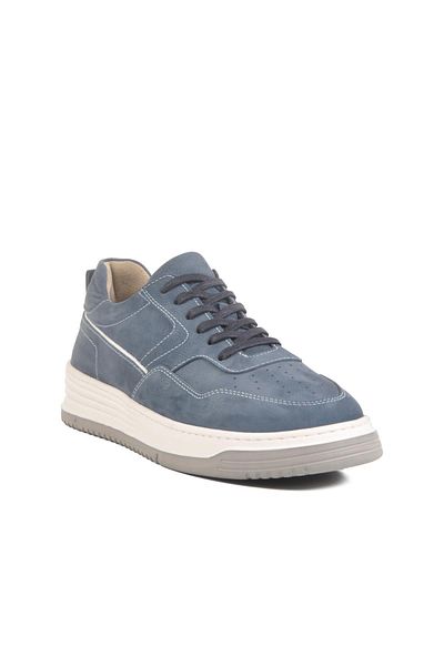 WALKWAY Lo2140-2090 m Blue Nubuck Men's Casual Shoes
