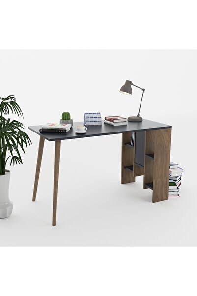 lagomood Vito Çalışma Masası Antrasit Ceviz