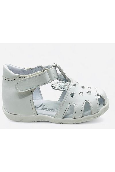 Perlina Leather Orthopedic Sole Baby Girl First Step Shoes