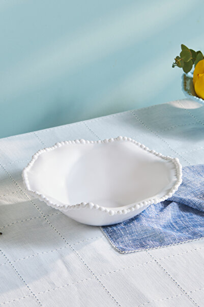 Karaca Perla Melamin Salata Kasesi 27 cm Beyaz