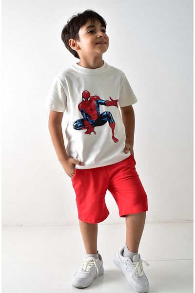 Banadamoda Boy's Printed T-shirt Shorts Set