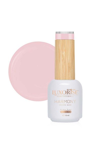 LUXORISE Bază de cauciuc Hema Free Harmony - Trandafir delicat 10ml