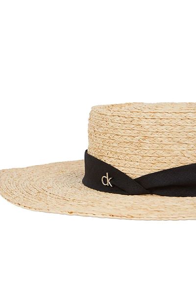 Calvin Klein Straw Hat with Logo K60K612915Pdp Hat K60K612915 Pdp