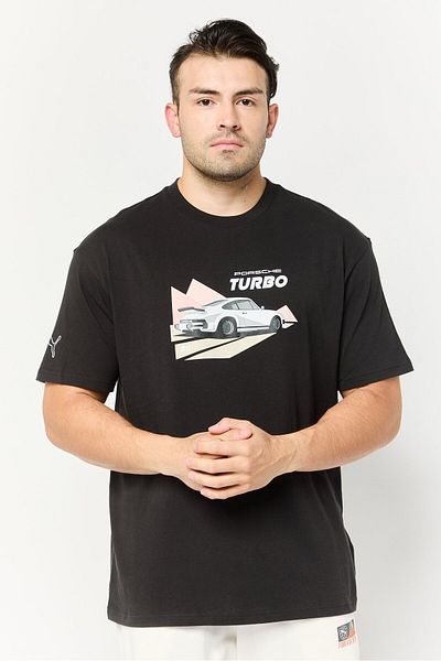 Puma Puma x Porsche Men Sportswear Fit Outdoor T-Shirt, Black