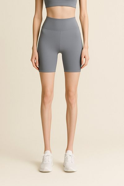 HNX Leggings scurti de fitness pentru femei cu talie înaltă |   Marina
