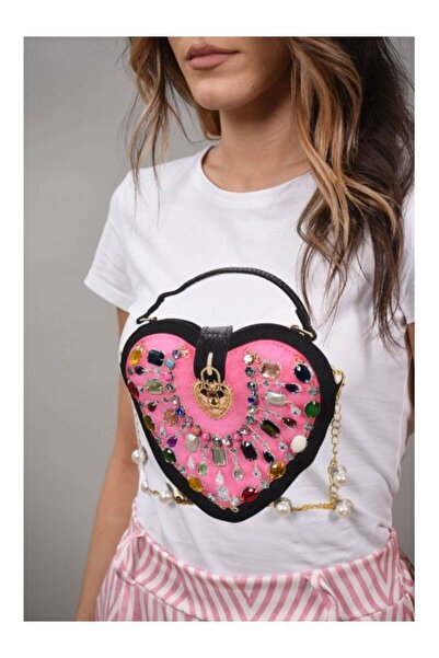 Monte Cervino ΜΠΛΟΥΖΑ CAPODIMONTE ΜΕ ΤΥΠΩΜΑ ΤΣΑΝΤΑΣ Λευκό L-XL