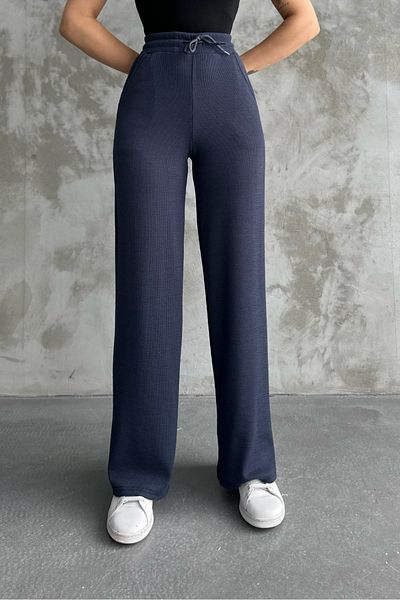 macharel jeans New Season Women's Seasonal Trousers - Wide Leg, Corduroy, Elastic Waist