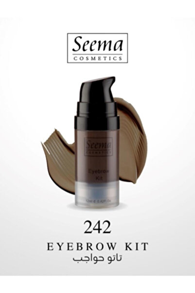 SEEMA كريم حواجب مع فرش حواجب رقم 02 - سيما