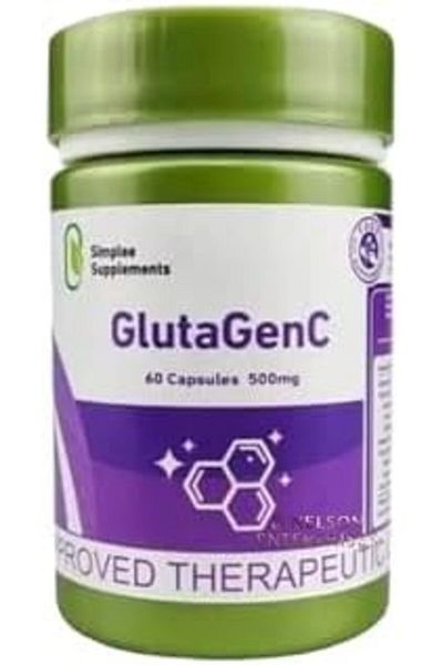 GENÇ Gluta GenC Glutathione Capsules - 60 Count