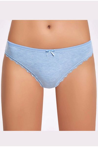 İLKE İÇ GİYİM Chiloți Bikini Damă Lacy Melange 5 Bucăți