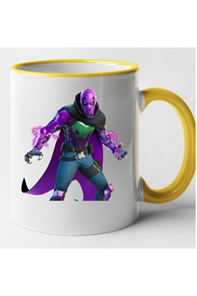 OEM Cană personalizată cu mâner galben Fortnite - Prowler, INOVATIX®. 330ml