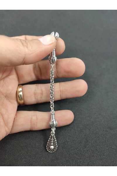 İskeçe Exclusive Φούντα Tasbih από ασήμι 475