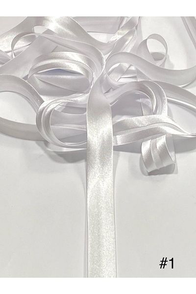 karantuhafiye Satin Bias 2 cm / Satin Bias Bias / 25 Meters