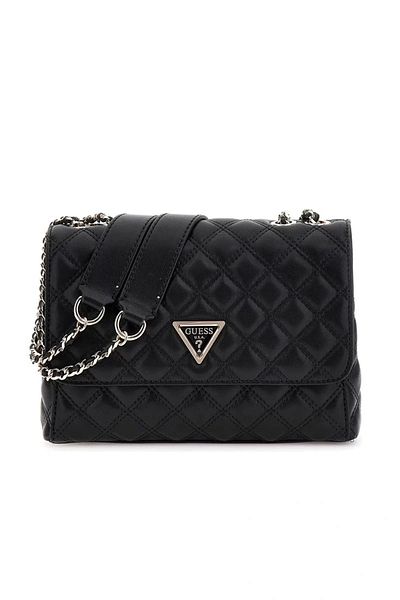 Guess Gıully 2 Cmprtmnt Cn Women's Black Crossbody Bag Hwqg8748200-Bla