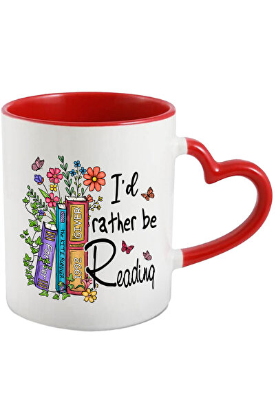 StoryGift Romania Cana Cu Carti Cu Mesajul "i'd Rather Be Reading", Prefer Sa...