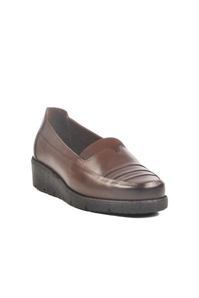 WALKWAY Bb0110 Z Brown Genuine Leather Women's Casual Shoes