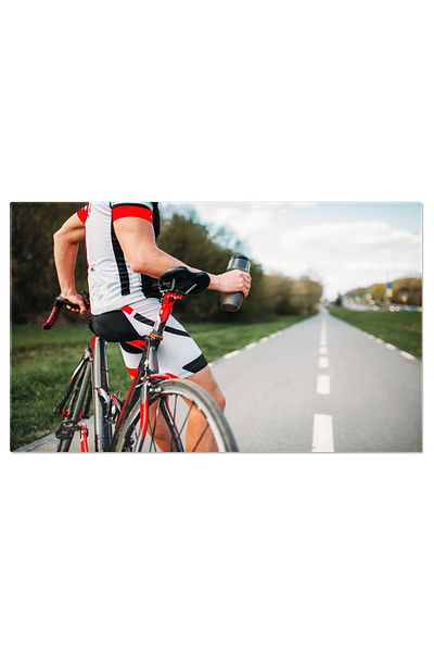 StoryGift Romania Tablou Canvas Viteza In Mers Ciclist In Echipament Sportiv Bicicleta, Sport, Casca, Viteza, Ant