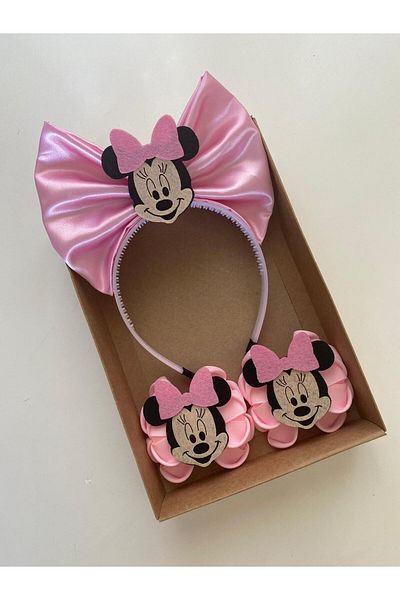 Minnie Mouse Crown Buckle Set