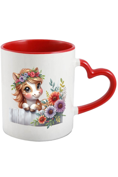 StoryGift Romania Cana Cu Un Calut Vesel | Ilustratie | Coroana Din Flori | G...