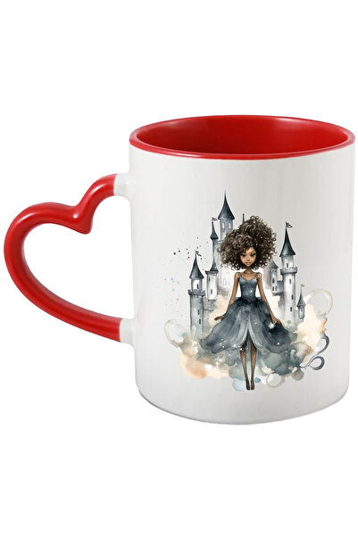 StoryGift Romania Cana Cu O Fata Draguta | Afro | Ilustratie | Castel In Spat...