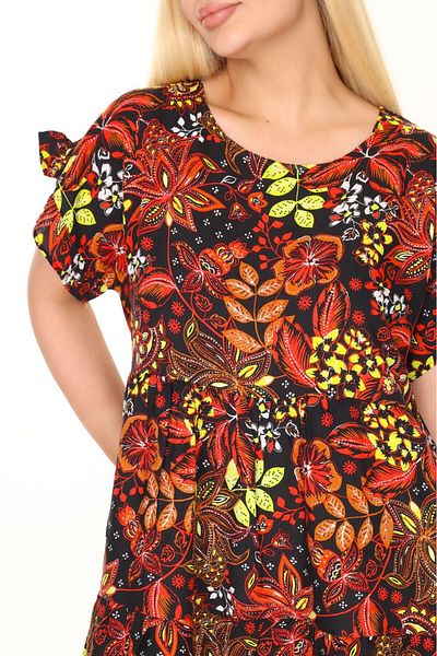 mervemoda Women's Large Size Sleeveless Summer Dress