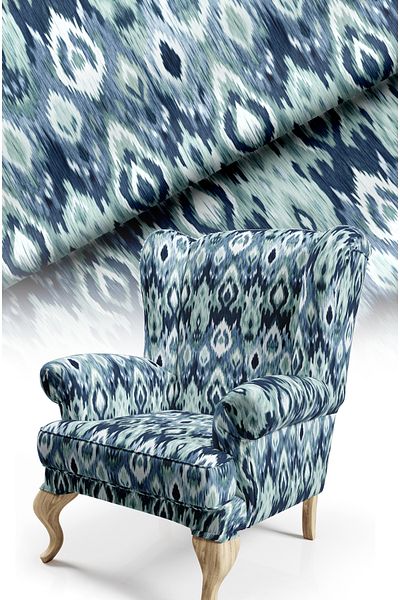 CANİLA Ethnic Modern Digital Printed Upholstery Sofa Fabric